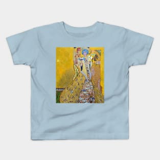 Girl in Gold Kids T-Shirt